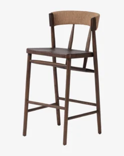 Ardent Stool -Evergreen Furniture Store ArdentStool MFRN2851 OAK BS D1 T