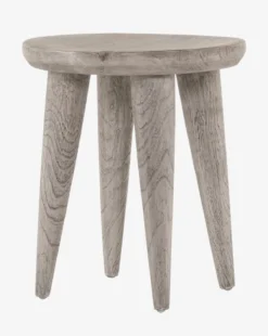 Bernie Outdoor End Table -Evergreen Furniture Store BernieEndTableWeatheredGray1
