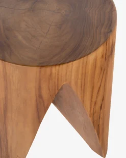 Brena Outdoor End Table -Evergreen Furniture Store BrenaEndTableNatural2