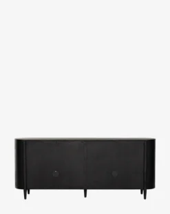 Burton Sideboard 11 Burton Sideboard -Evergreen Furniture Store BurtonSideboard MFRN2523 BLK OS D1