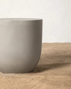 Caine Outdoor Side Table -Evergreen Furniture Store CaineSideTable MFRN1242 GRY OS D1