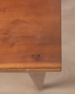 Vintage Cherry Side Table With Tapered Legs -Evergreen Furniture Store CherrySideTable MFRN2440 CRY OS D2 T