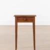 Vintage Cherry Side Table With Tapered Legs