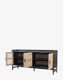 Dahlia Sideboard -Evergreen Furniture Store DahliaSideboard MFRN1250 BLK OS D4