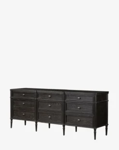 Dixon 9-Drawer Dresser -Evergreen Furniture Store DixonDresser MFRN2739 BLK OS D2 T
