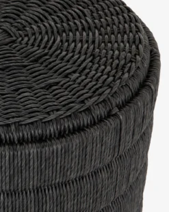 Emiliano Side Table -Evergreen Furniture Store EmilianoSideTable MFRN1305 BLK OS D2