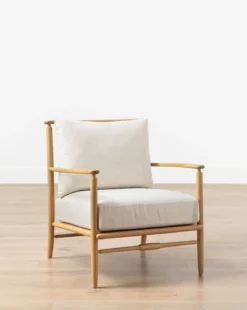 Fenwick Lounge Chair -Evergreen Furniture Store FenwickLoungeChair MFRN2593 NAT OS D1 T