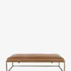 Harlow Leather Bench