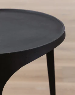 Haskell Side Table -Evergreen Furniture Store HaskellSideTable MFRN2720 BLK OS D2 T