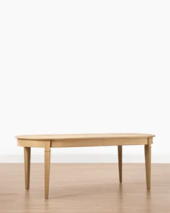 Hughes Oak Extension Dining Table -Evergreen Furniture Store HughesOakExtensionDiningTable MFRN2620 OAK OS D1 T