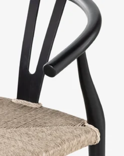 Jasper Indoor/Outdoor Stool -Evergreen Furniture Store JasperStool MFRN0717 BLK CS D1