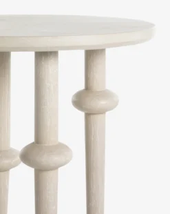Khadijah Side Table -Evergreen Furniture Store KhadijahSideTable MFRN2221 WHT OS D2