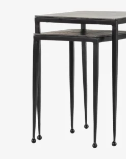 Biddy Nesting End Tables -Evergreen Furniture Store MFRN2313 BLK OS D3