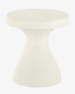 Zadock Outdoor End Table 12 Zadock Outdoor End Table -Evergreen Furniture Store MFRN2338 WHT OS MAIN