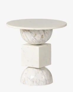 Evergreen Furniture Store -Evergreen Furniture Store MFRN2363 WHT OS DobbinEndTable D1