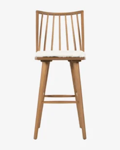 Madison Stool -Evergreen Furniture Store MadisonBarStoolSand Sheepskin3