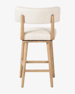 Mance Swivel Stool -Evergreen Furniture Store ManceSwivelStool MFRN2934 NAT CS D2 T