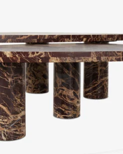 Merlot Marble Coffee Table (Set Of 2) 10 Merlot Marble Coffee Table (Set Of 2) -Evergreen Furniture Store MerlotMarbleCoffeeTable Setof2 MFRN2865 RMB S2 D4 T