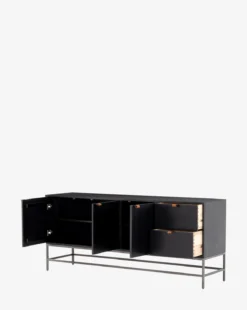 Noland Sideboard -Evergreen Furniture Store NolandSideboard MFRN0966 BLK OS D1 T