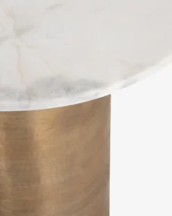 Pia Side Table 6 Pia Side Table -Evergreen Furniture Store PiaSideTable MFRN1413 WHT OS D2