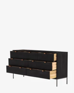 Thorton Dresser -Evergreen Furniture Store ThortonDresser MFRN1178 BLK OS D1