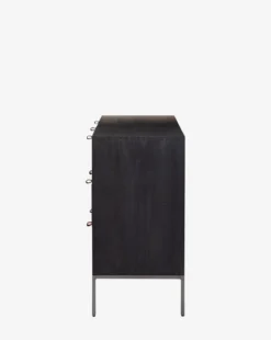 Thorton Dresser -Evergreen Furniture Store ThortonDresser MFRN1178 BLK OS D2