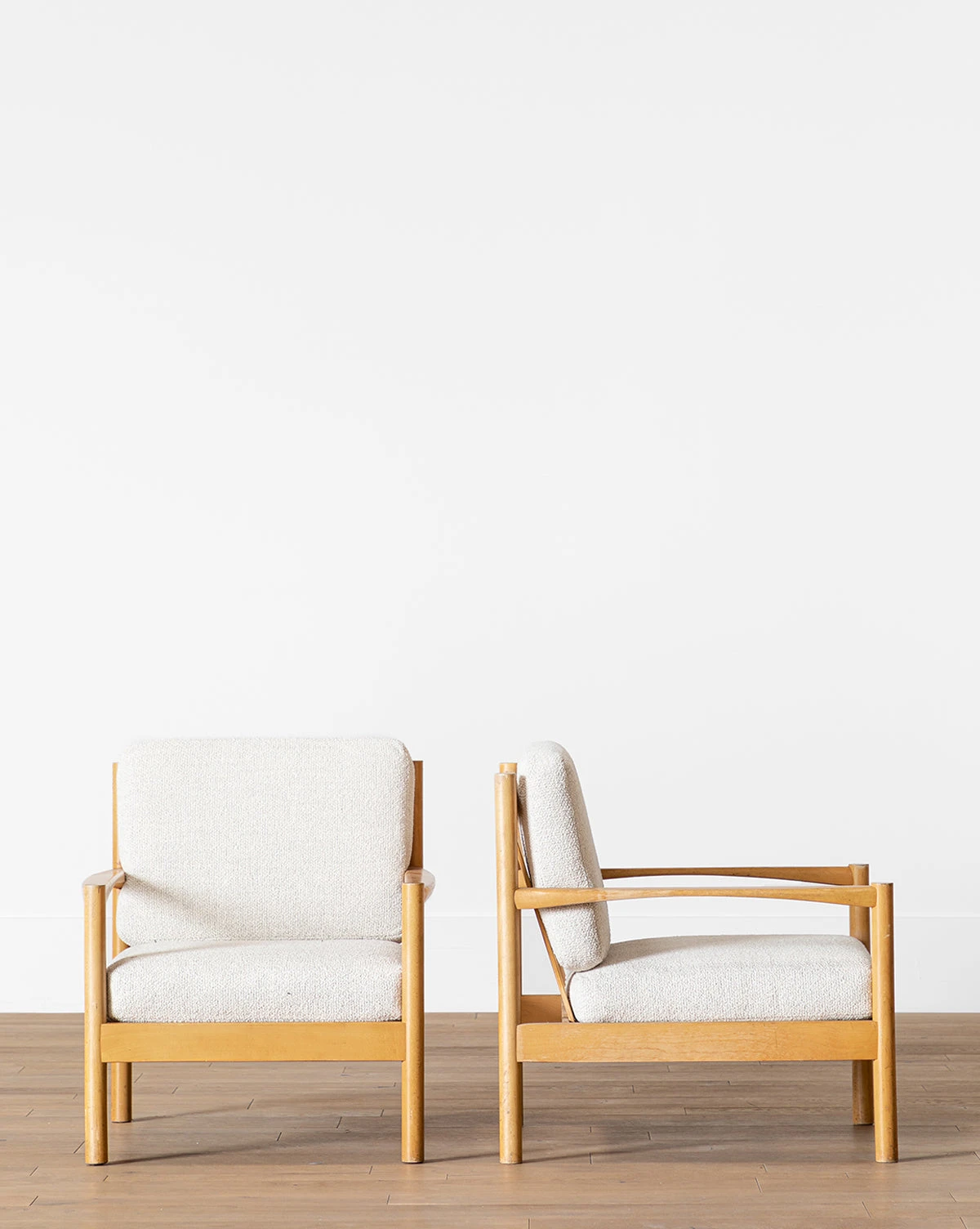 Vintage Boucle Chairs (Set Of 2) 2 Vintage Boucle Chairs (Set Of 2) - Image 2